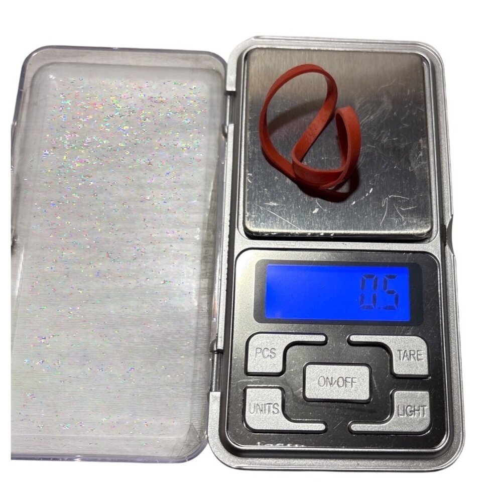 Digital Pocket Scale 500g/0.1g Precision With LCD Display & Protective Cover